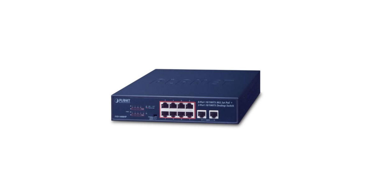 Planet FSD-1008HP 8-Port Desktop Switch price in Bangladesh